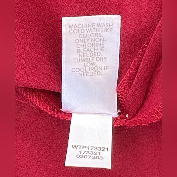 EUC J Jill thin hidden button pleated blouse Size M - Picture 5 of 6